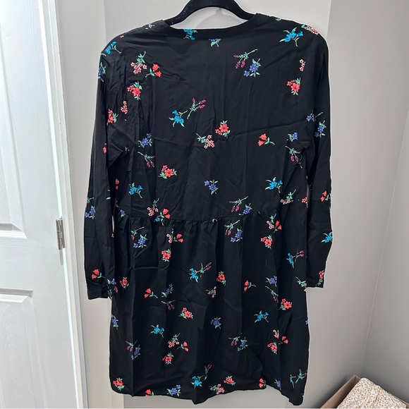 Old Navy Black Floral Dress-XS - Picture 7 of 7